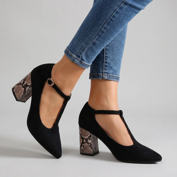 Kayla T-Strap Heels 2