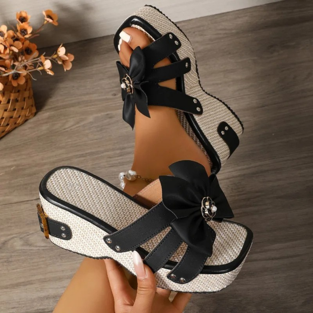 Evelina Bow Slides