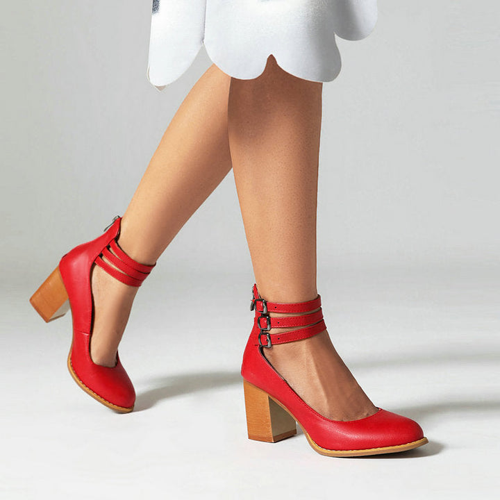 Madison Block Heels
