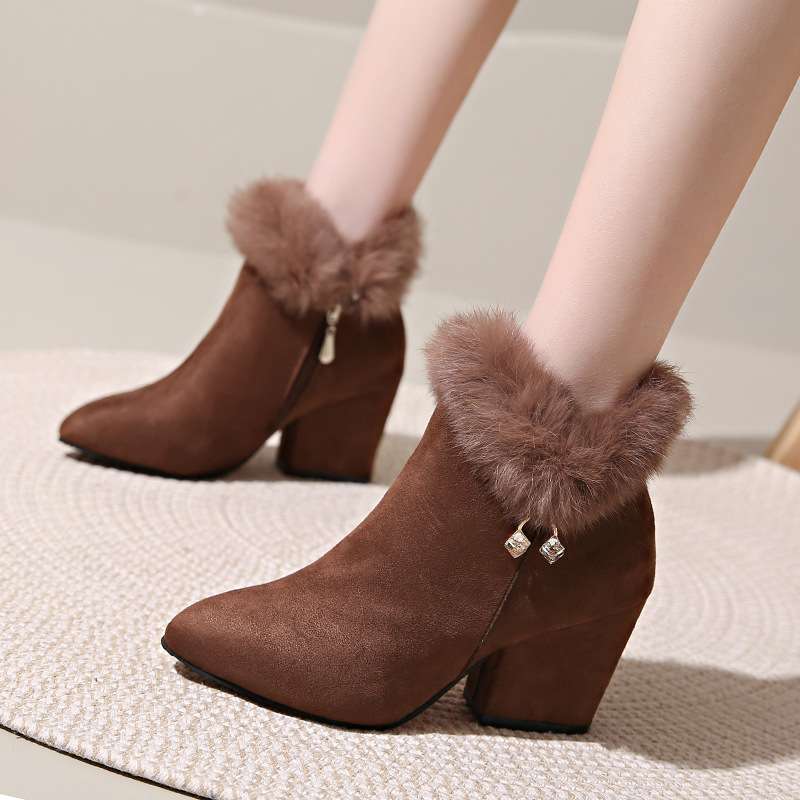 Evelyn Fuzzy Heels