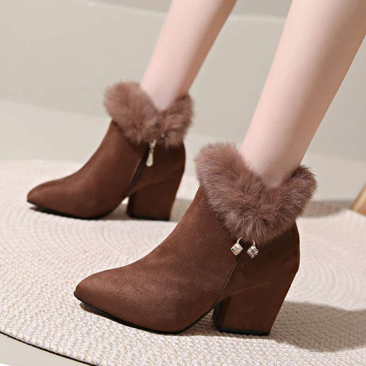Evelyn Fuzzy Heels