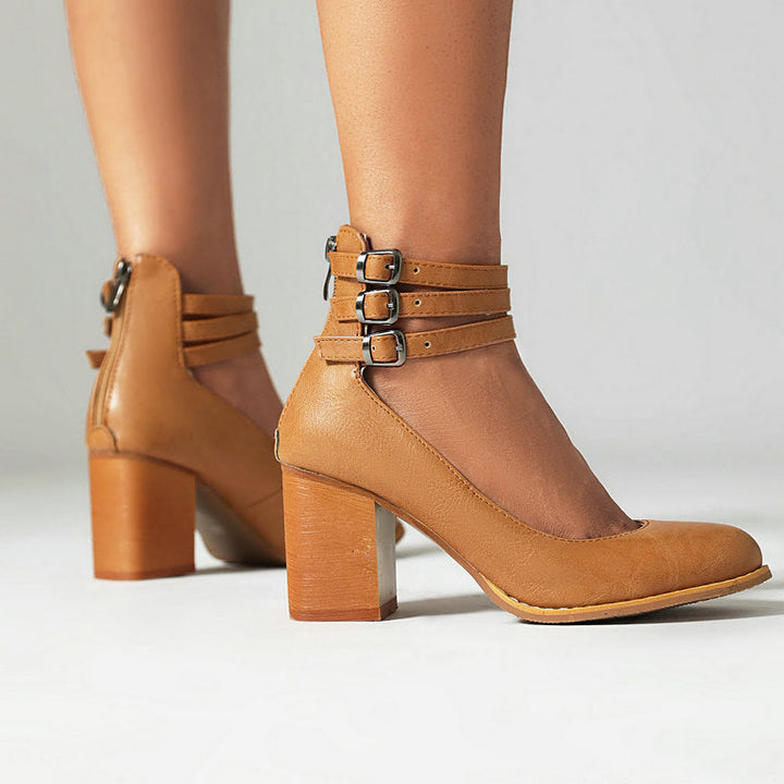 Madison Block Heels