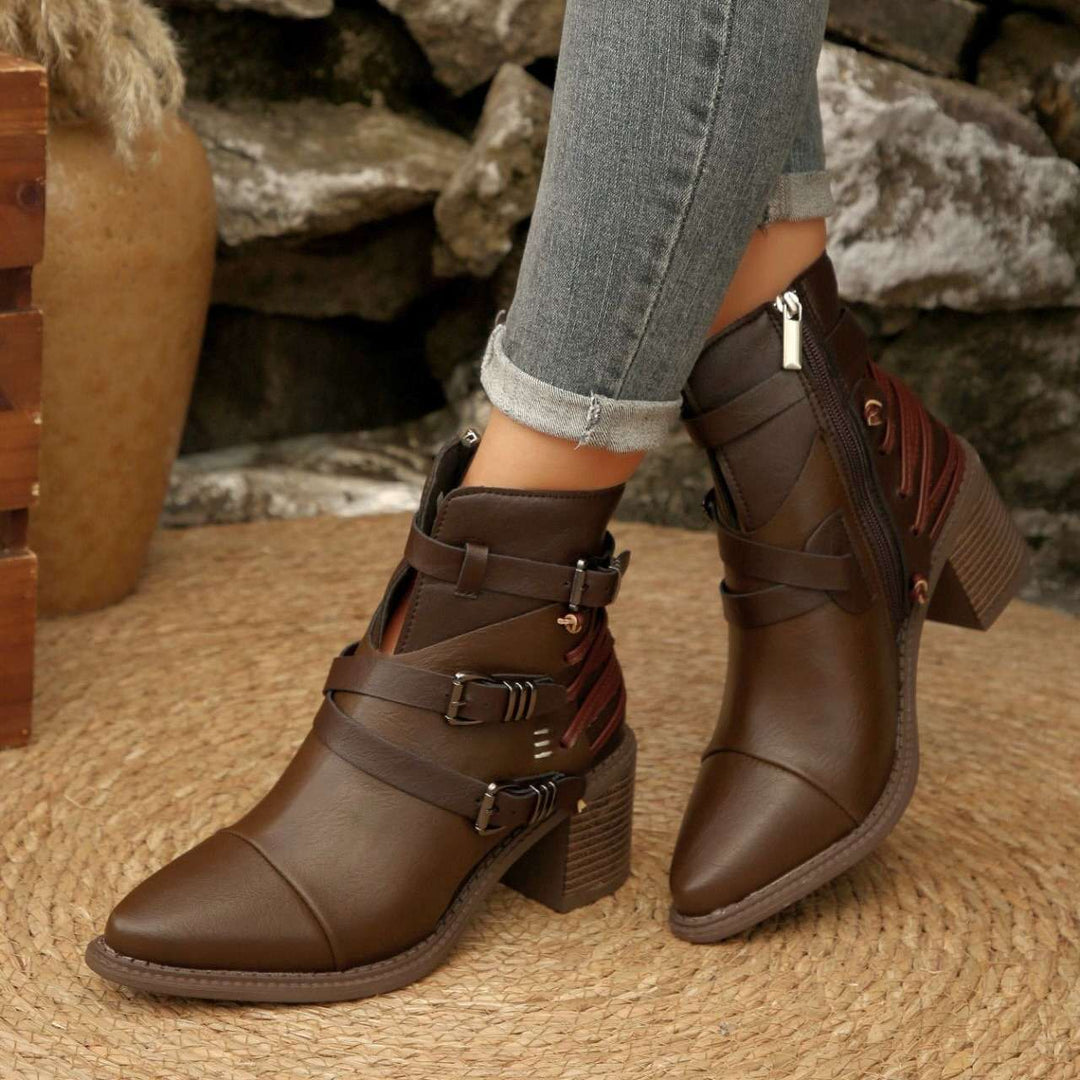 Delaney Buckle Boots