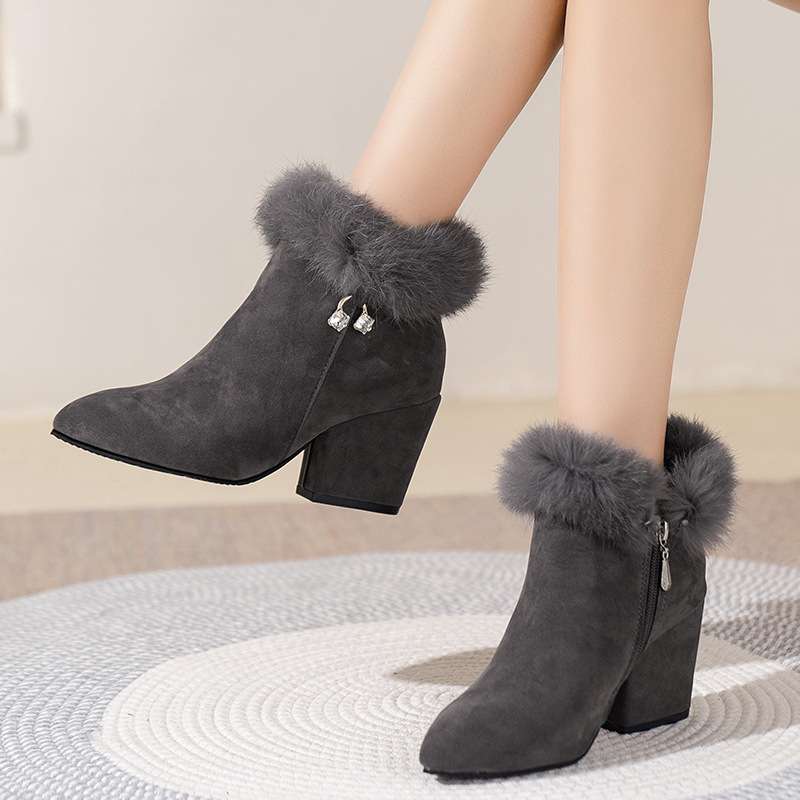 Evelyn Fuzzy Heels
