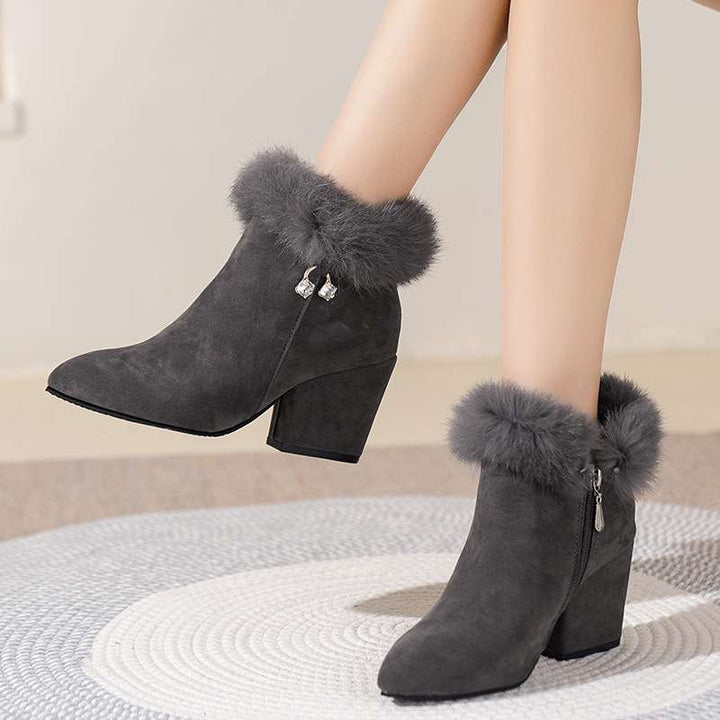 Evelyn Fuzzy Heels