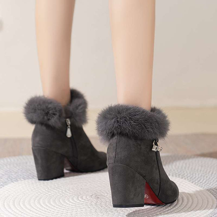 Evelyn Fuzzy Heels