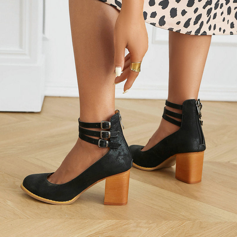 Madison Block Heels