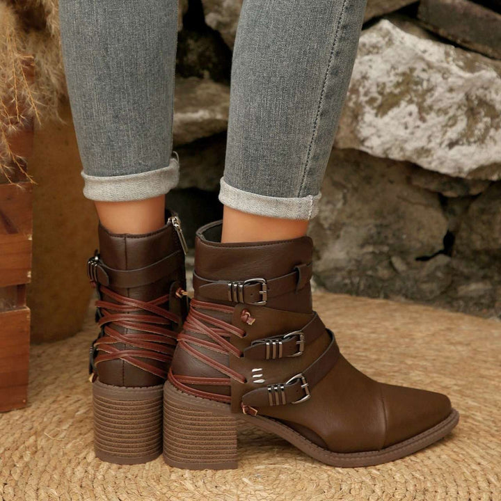 Delaney Buckle Boots
