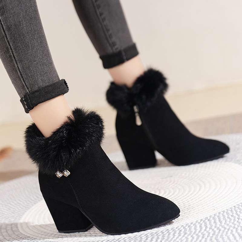 Evelyn Fuzzy Heels