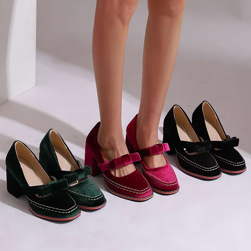 Alessia Velvet Loafers