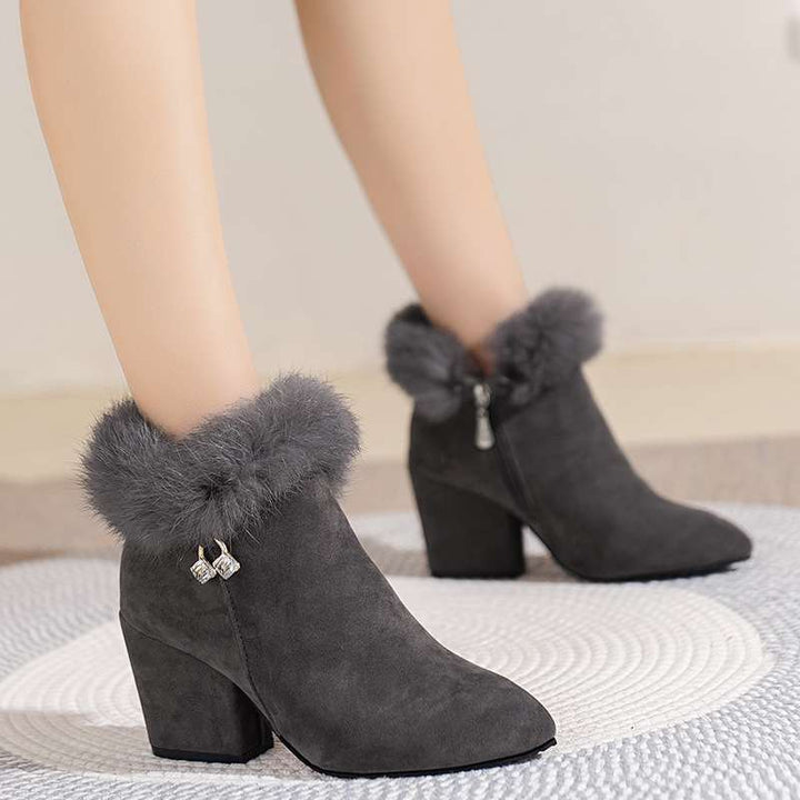 Evelyn Fuzzy Heels
