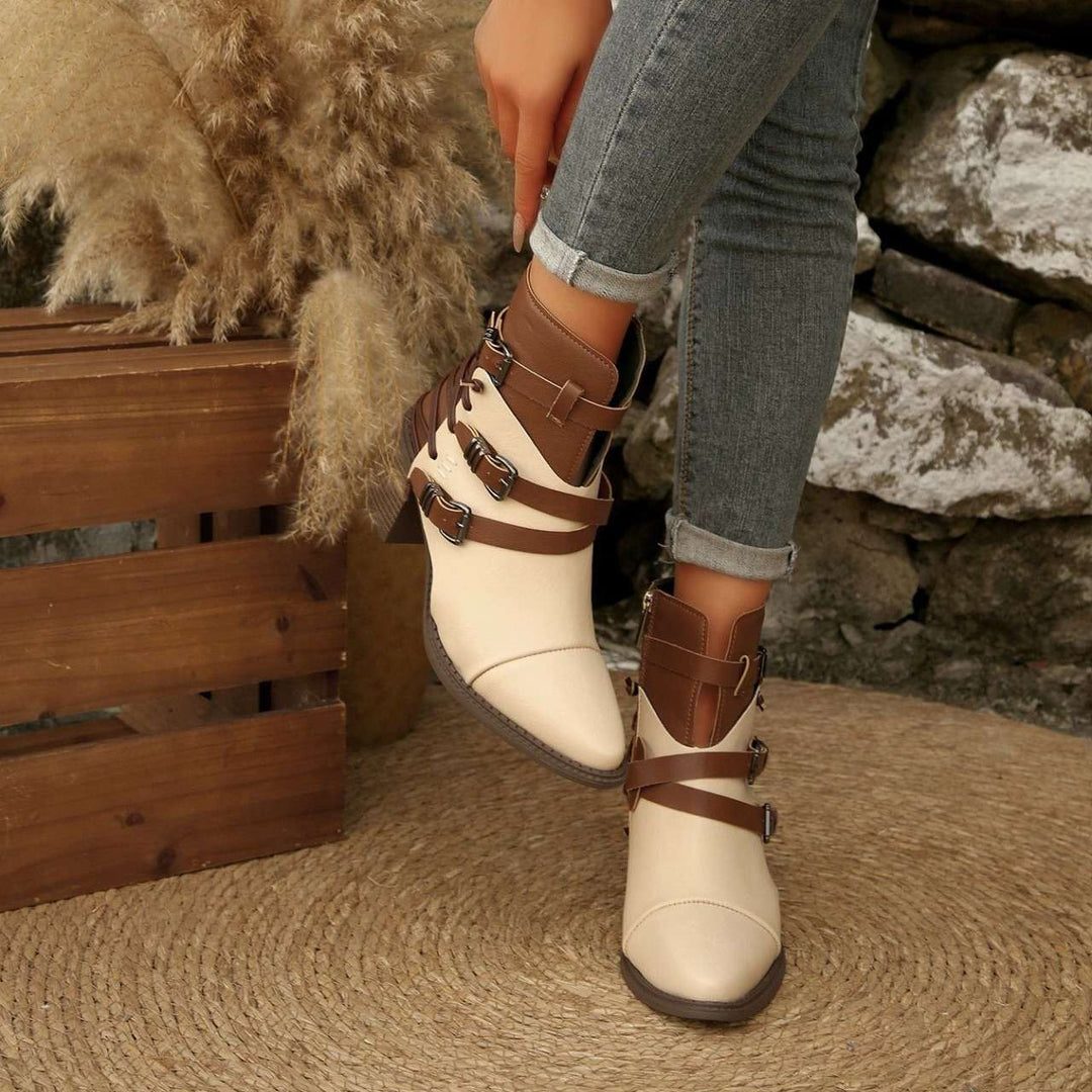 Delaney Buckle Boots