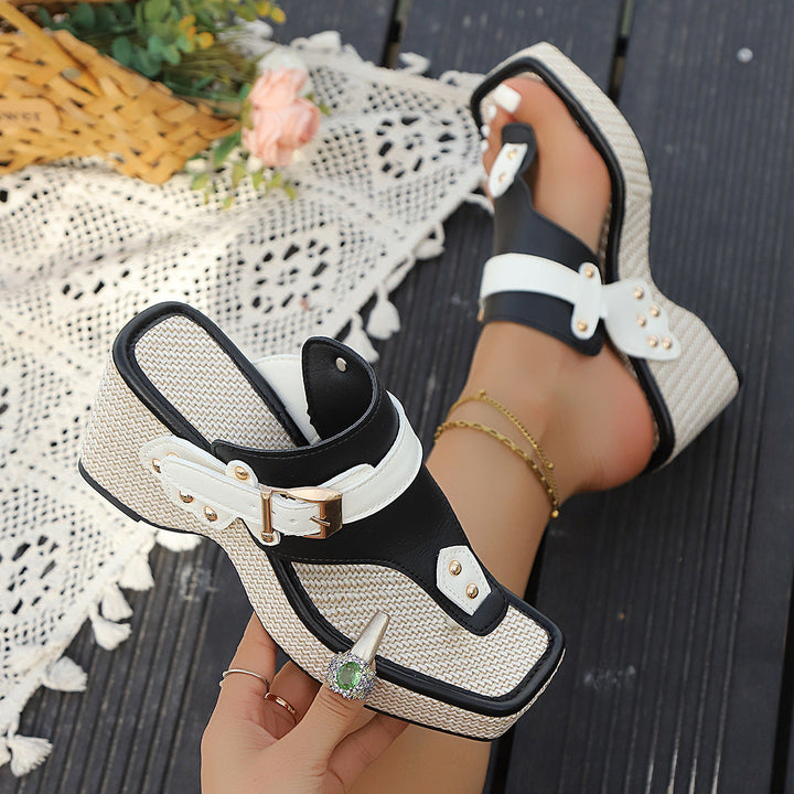 Evelina Strap Slides