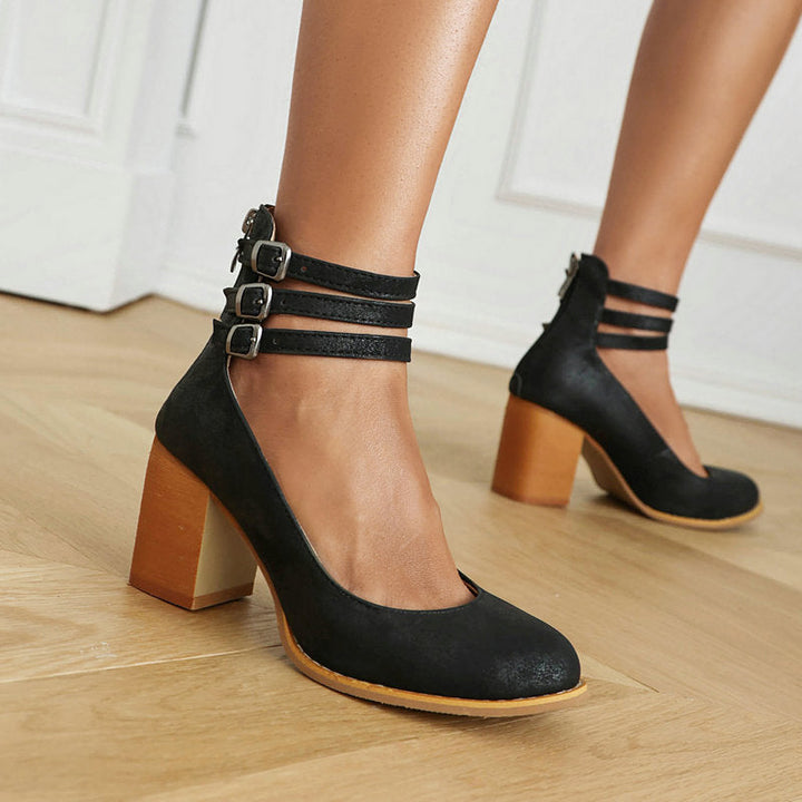 Madison Block Heels