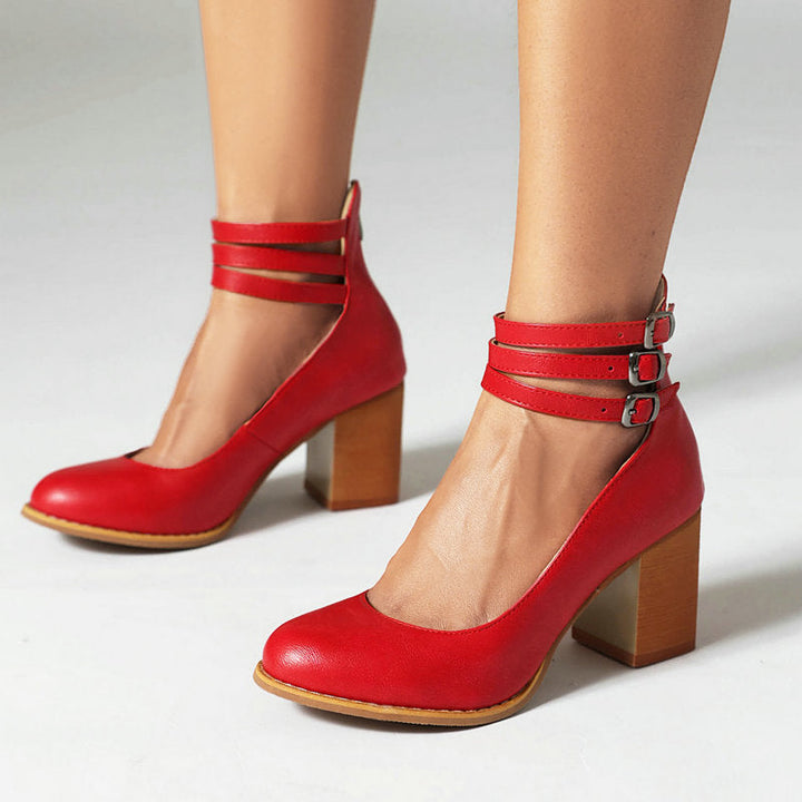 Madison Block Heels