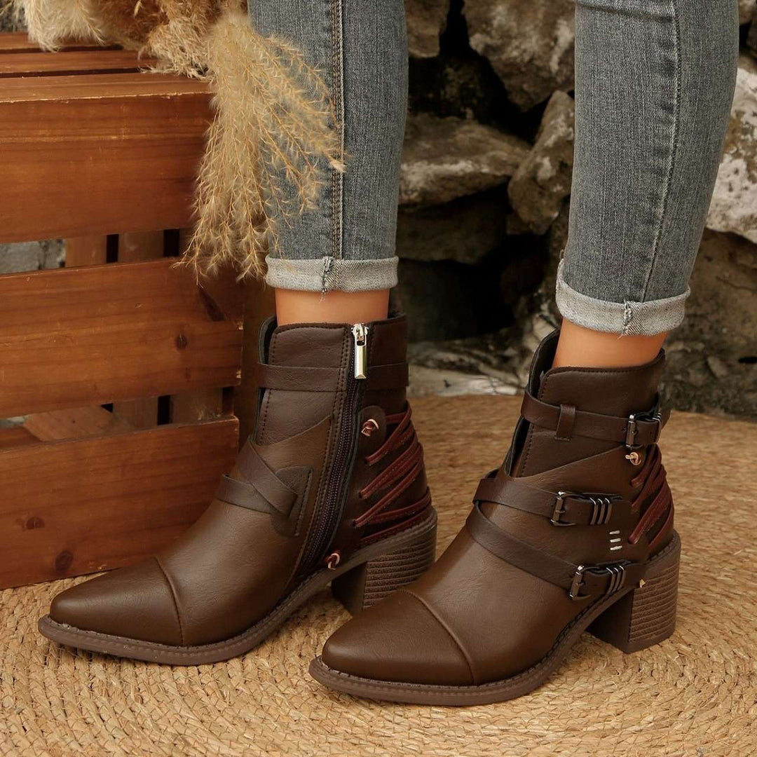 Delaney Buckle Boots