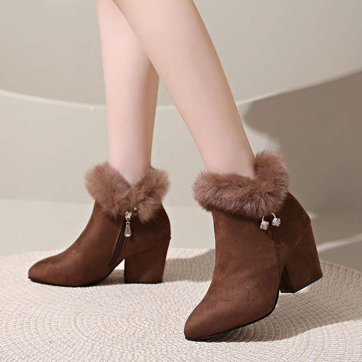 Evelyn Fuzzy Heels