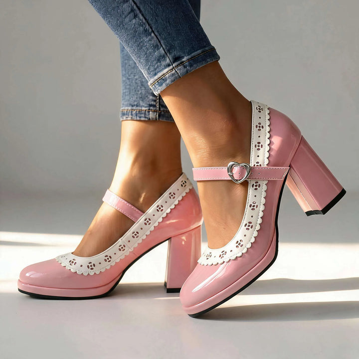 Womens mary jane lace heels studio.png