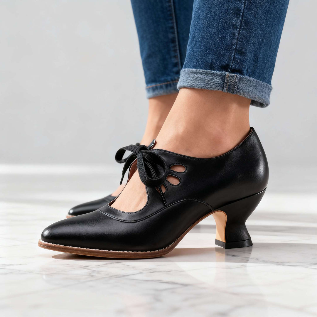 Madison Lace Up Heels