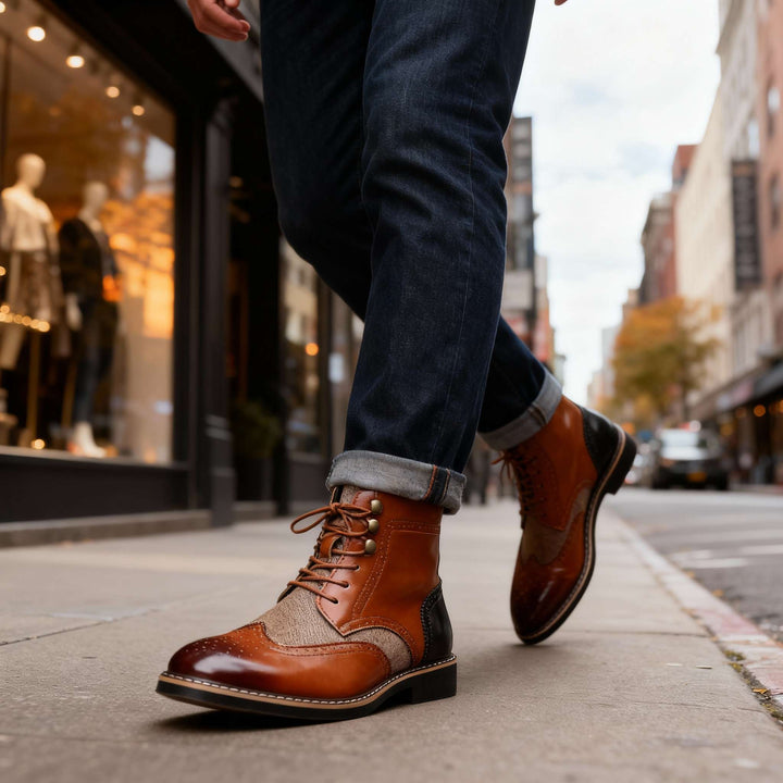 Benjamin Jones Laced Boots