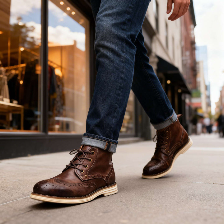 Cohen Forbes Leather Brogue Sneakers