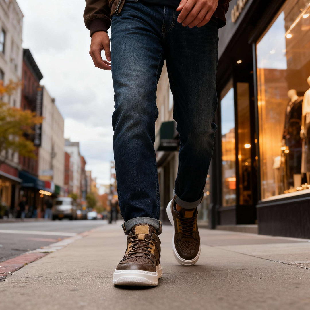 James Carter Leather Sneakers