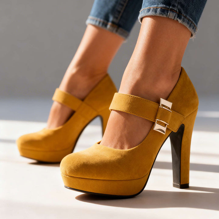 Alessia Velvet Pumps