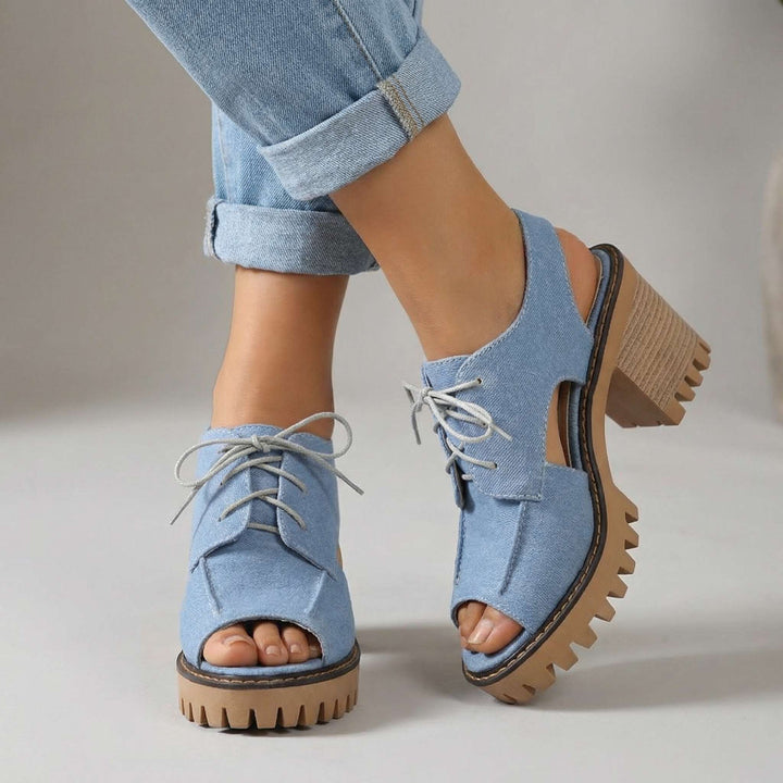 Larissa Lace-Up Heels