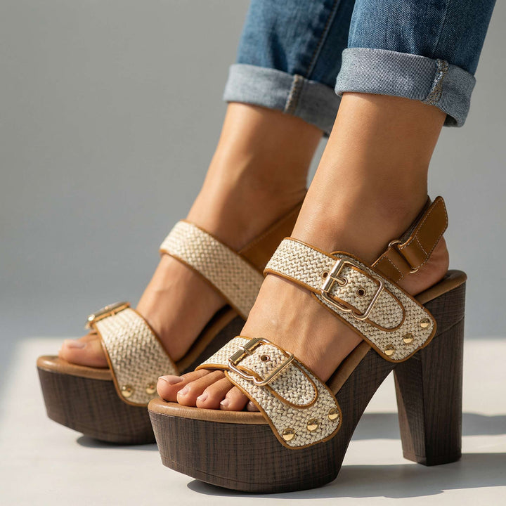 Vanessa Buckle Strap Heels