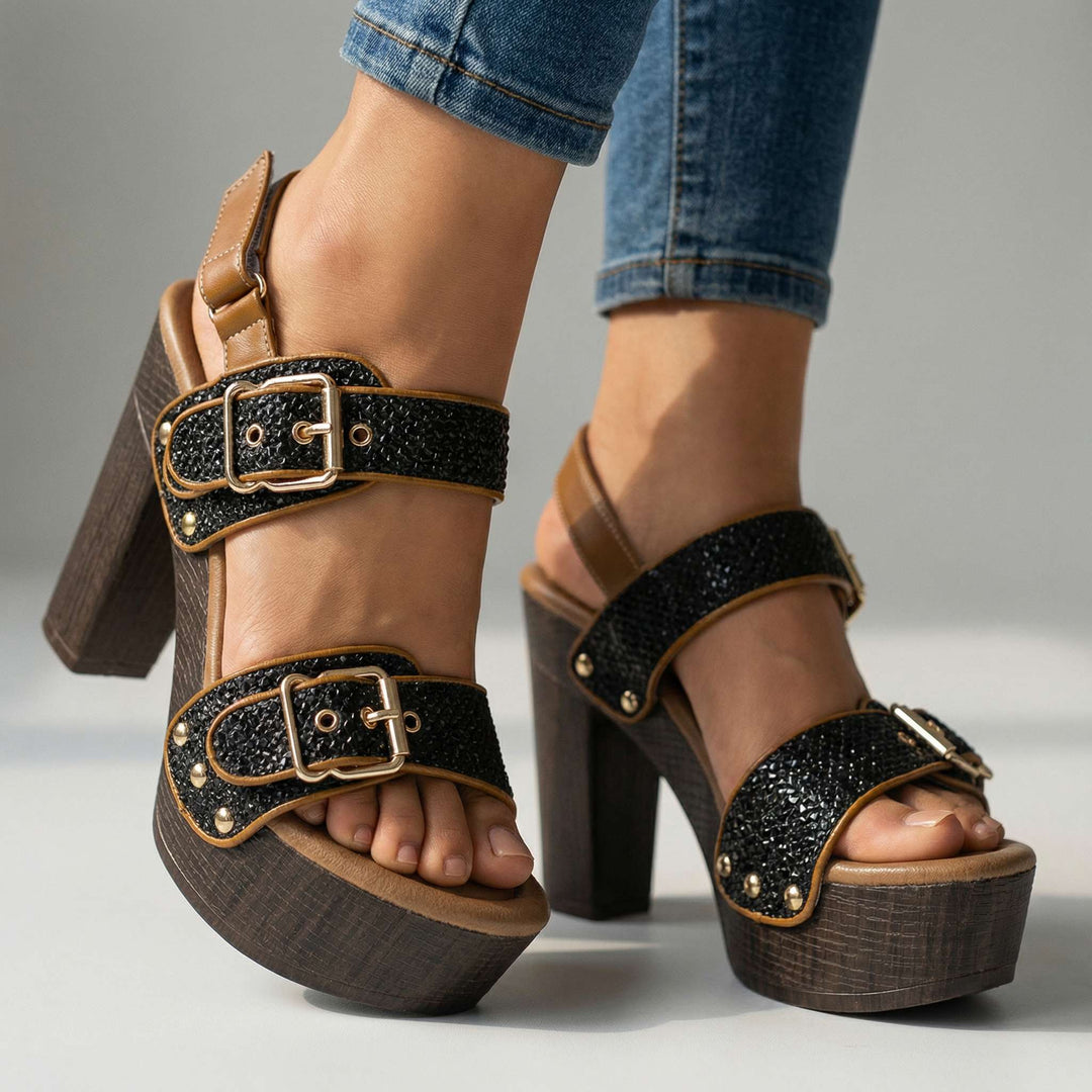 Vanessa Buckle Strap Heels