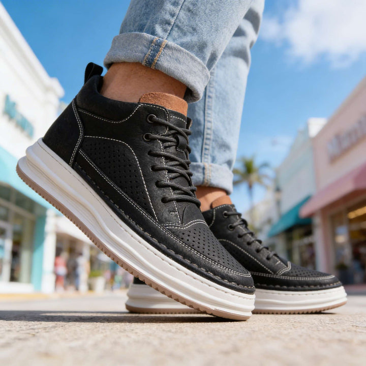 Robert Johnson Breeze Leather Sneakers