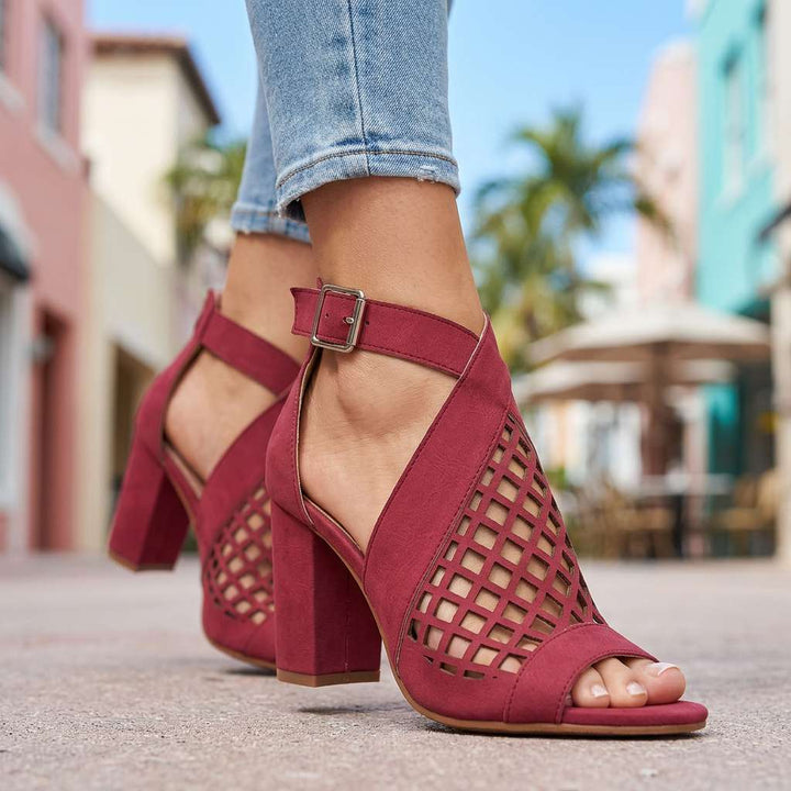 Larissa Open Toe Heels