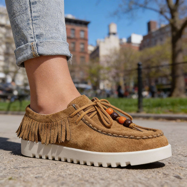 Avery Suede Moccasins