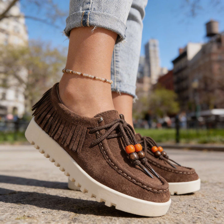 Avery Suede Moccasins