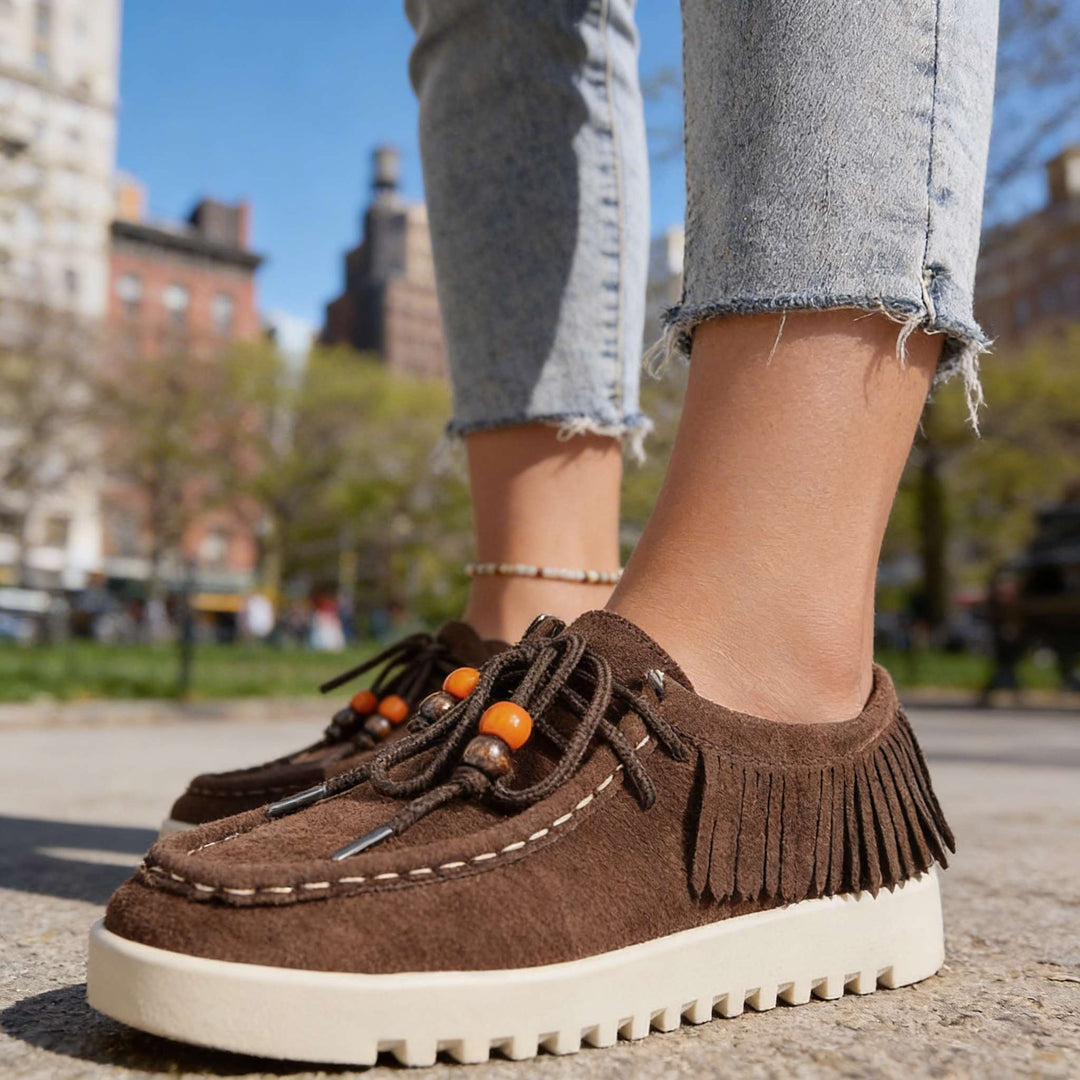 Avery Suede Moccasins