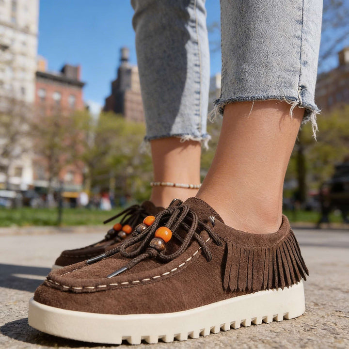 Avery Suede Moccasins