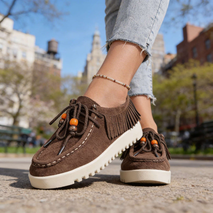 Avery Suede Moccasins