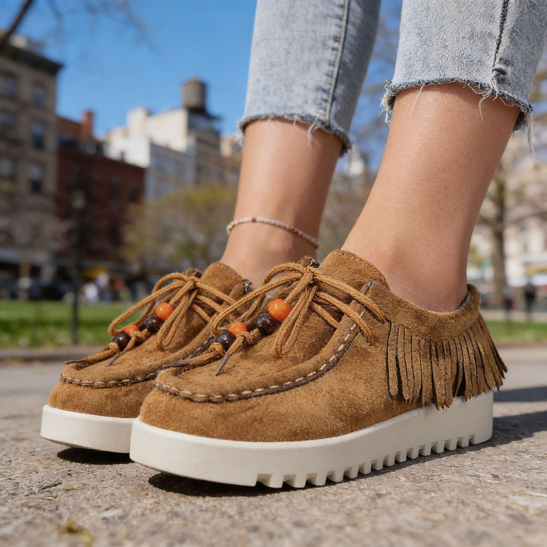Avery Suede Moccasins