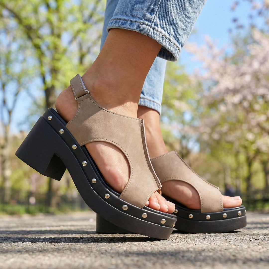 Loretta Studded Slides