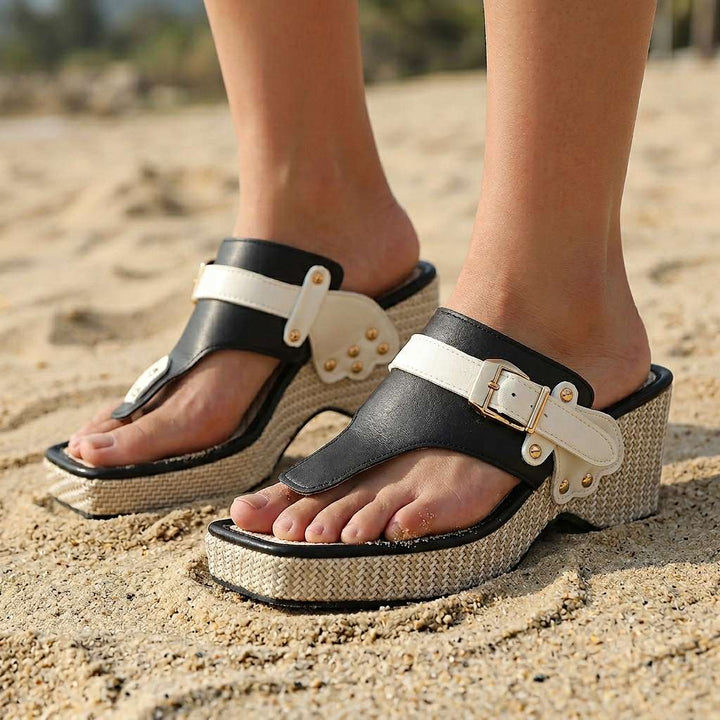 Evelina Strap Slides