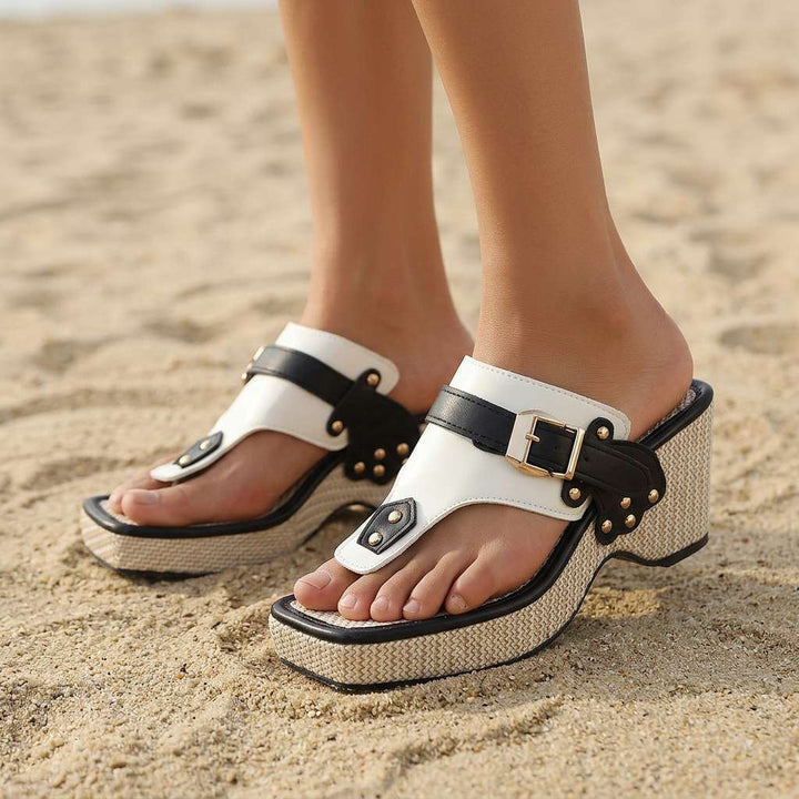 Evelina Strap Slides