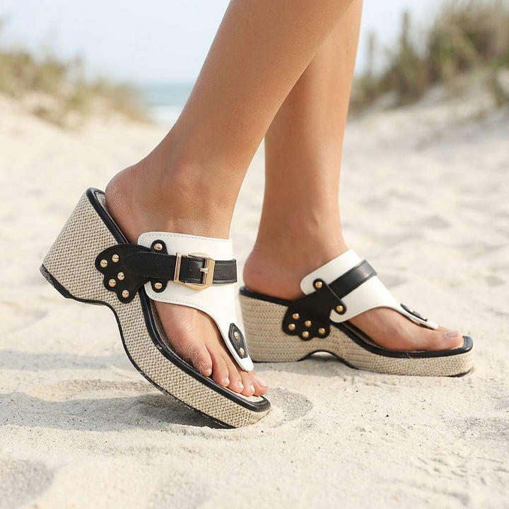 Evelina Strap Slides