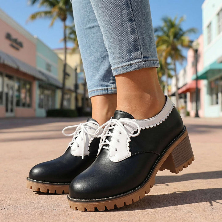 Ashley Lace-Up Heels