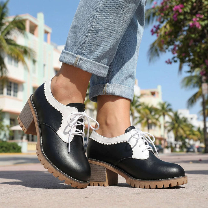 Ashley Lace-Up Heels