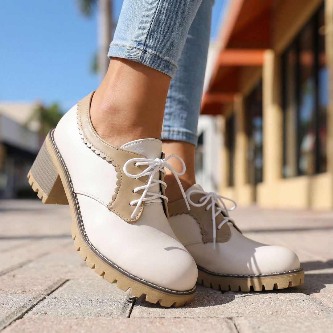 Ashley Lace-Up Heels