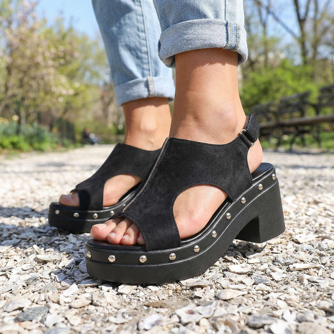 Loretta Studded Slides