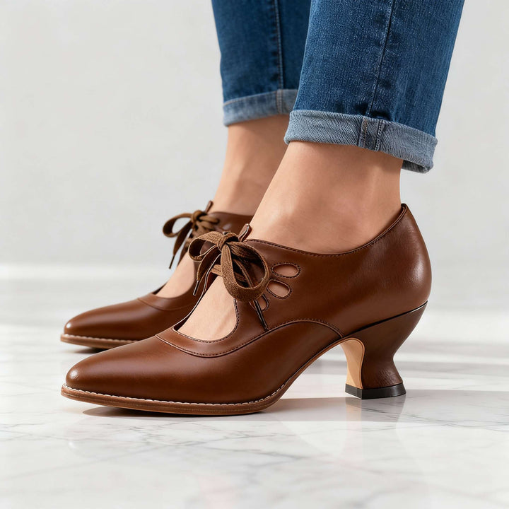 Madison Lace Up Heels