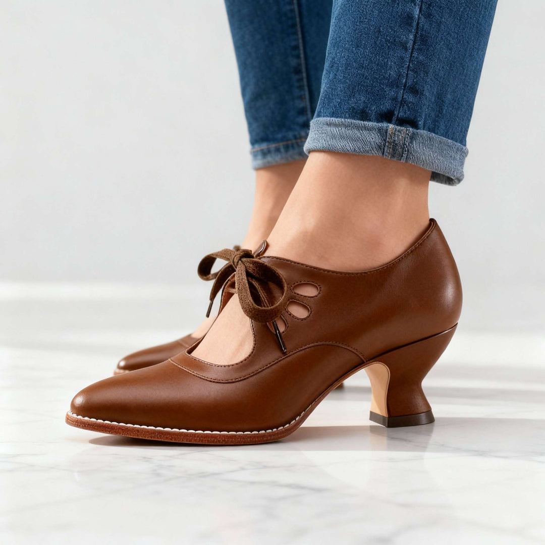 Madison Lace Up Heels