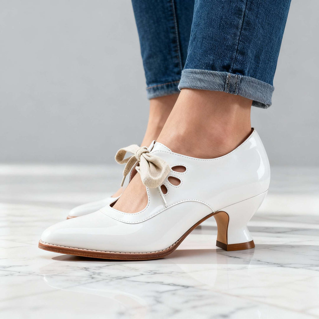 Madison Lace Up Heels