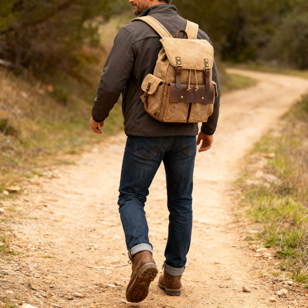 Benjamin Wilson Canvas Backpack